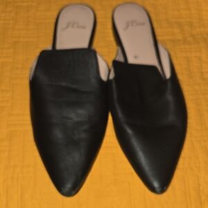 J. Crew Women's Black Mules